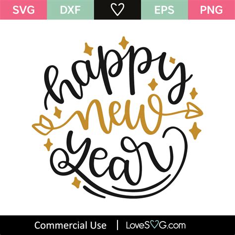 Download New Happy Year SVG Cut Files Creativefabrica
